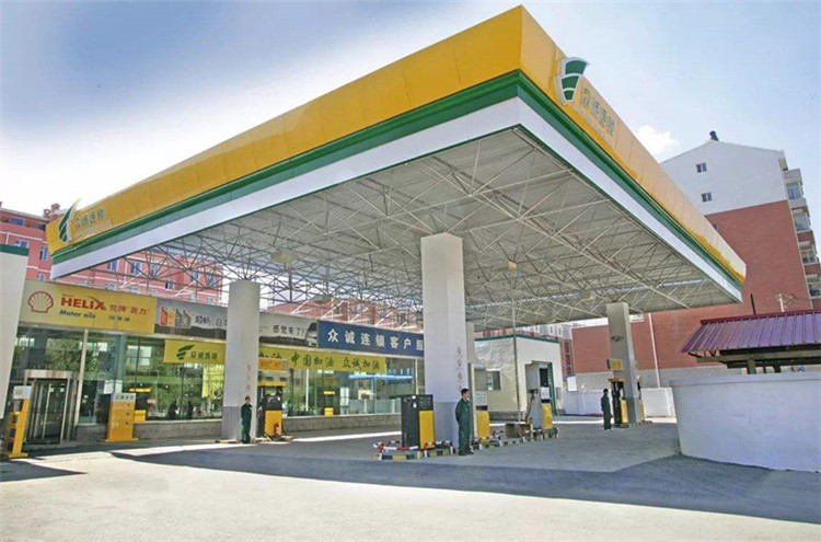 日照加气站钢结构网架案例7